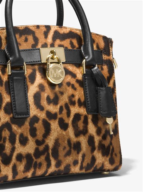 michael kors calf hair purse|michael kors leopard handbag.